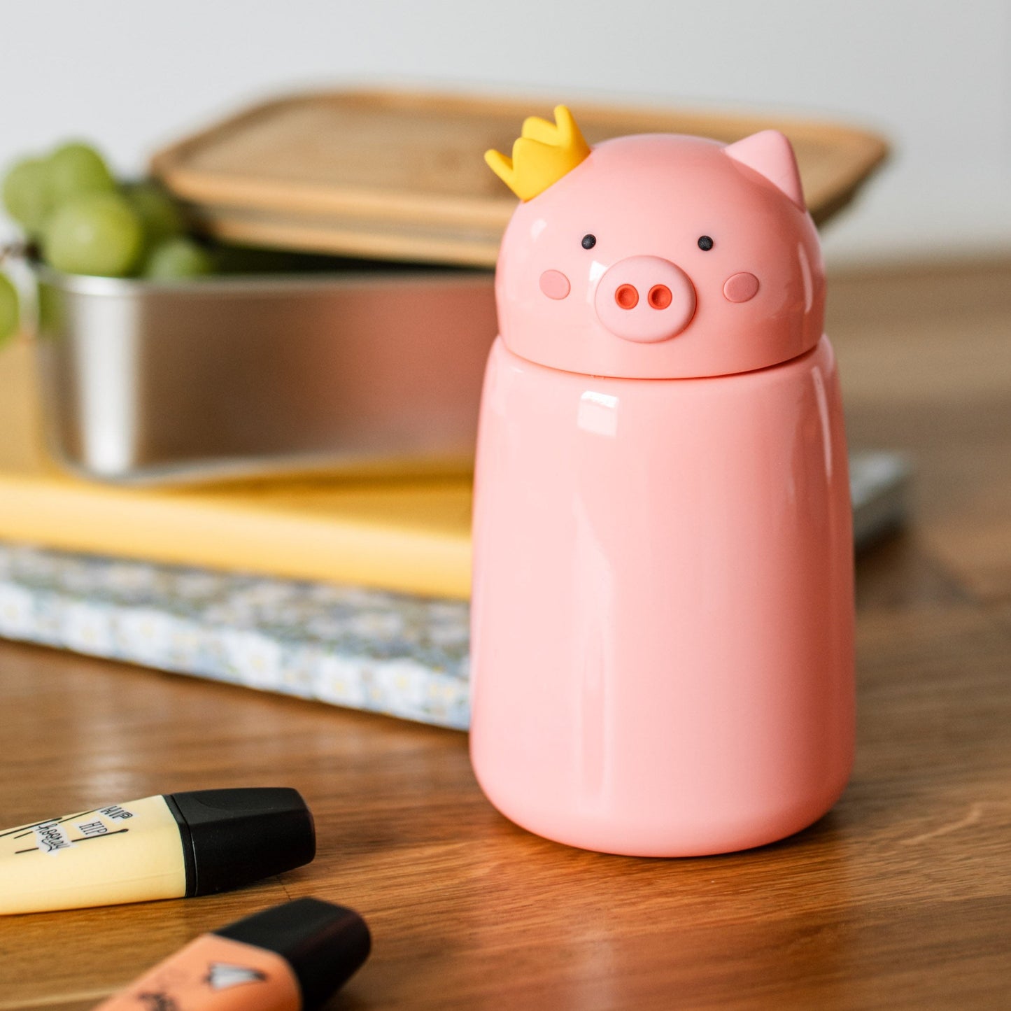 Kinder Thermosflasche Pinguin & Schweinchen