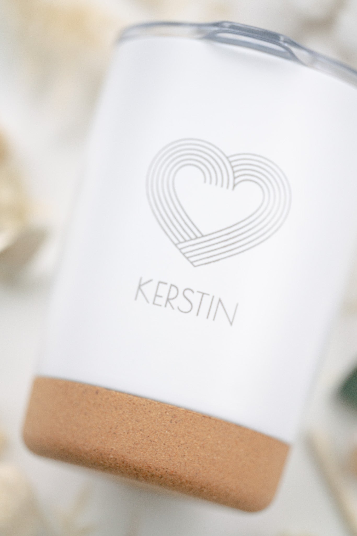 Kleiner Thermobecher "Herzmotiv"