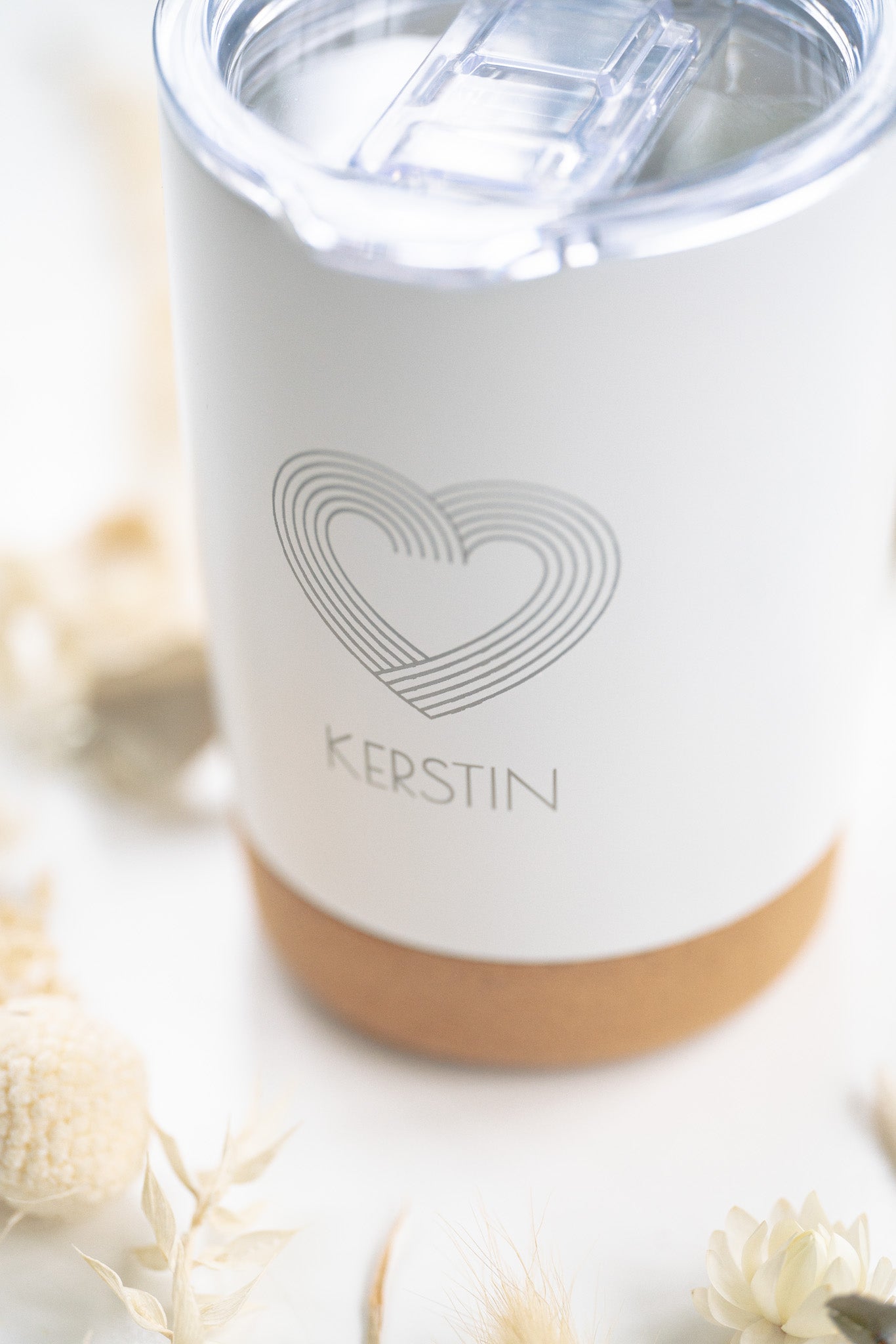 Kleiner Thermobecher "Herzmotiv"