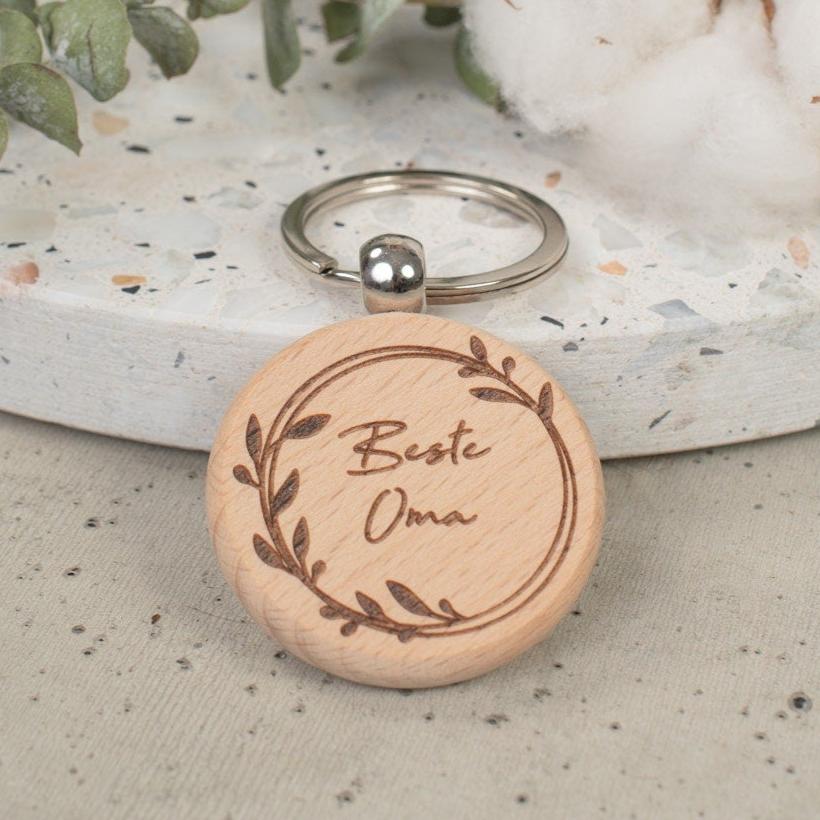 Schlüsselanhänger "Beste(r) Mama/Papa/Oma/Opa"