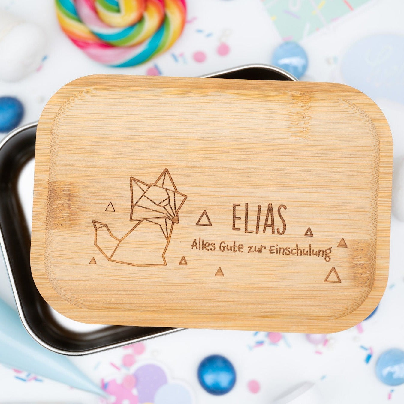 Brotdose Geburtstag "Fuchs"
