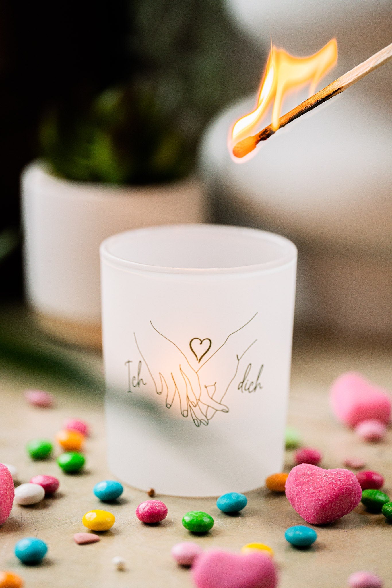 Liebeslicht zum Valentinstag