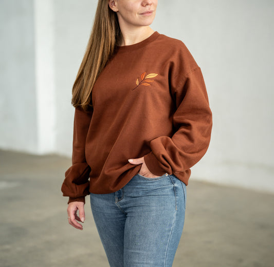 Sweatshirt Blätterzweige