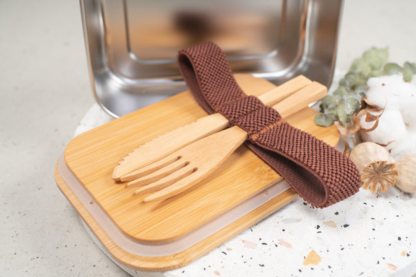 Brotdose "Pferdeliebhaber" | Lunchbox | Edelstahlbox mit Bambusdeckel und deinem Wunschnamen