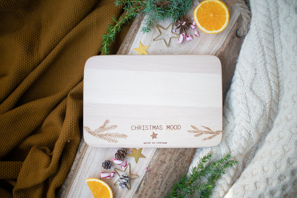 Brettchen aus Buche "Christmas Mood"