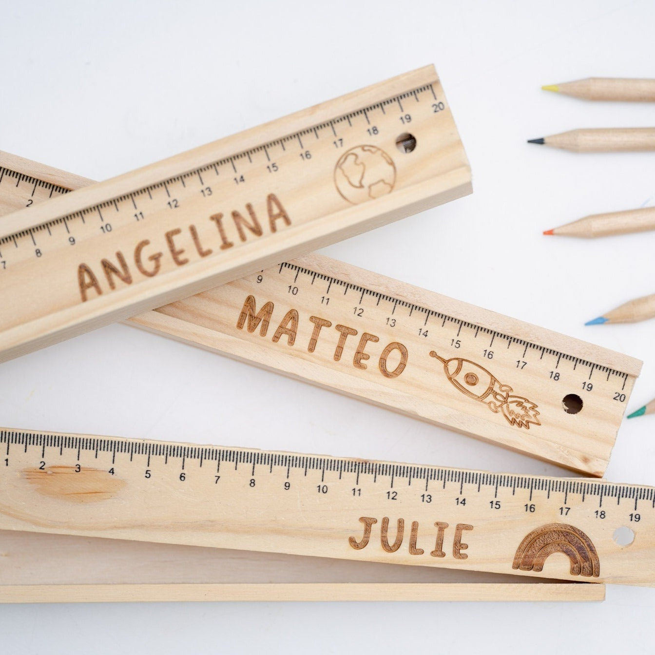 Stiftbox aus Holz mit Wunschgravur