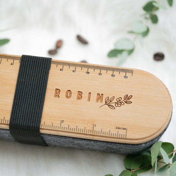 Etui aus Filz mit Wunschgravur