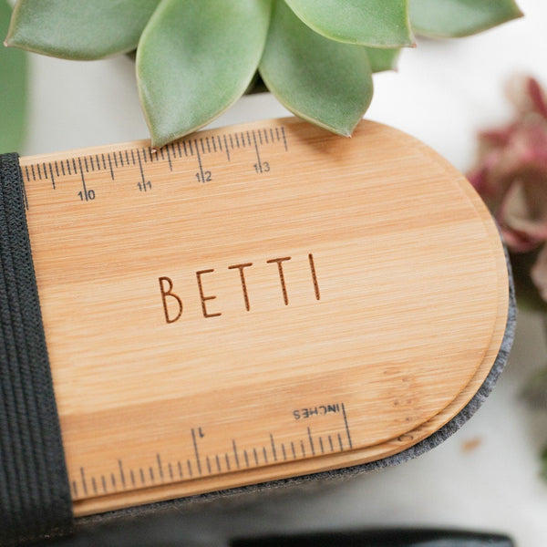 Etui aus Filz mit Wunschgravur