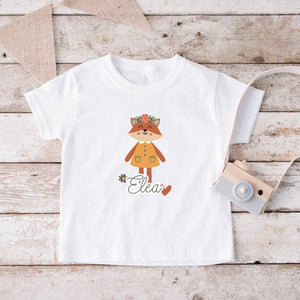 Fuchsshirt für Kids mit individuellem Namensaufdruck