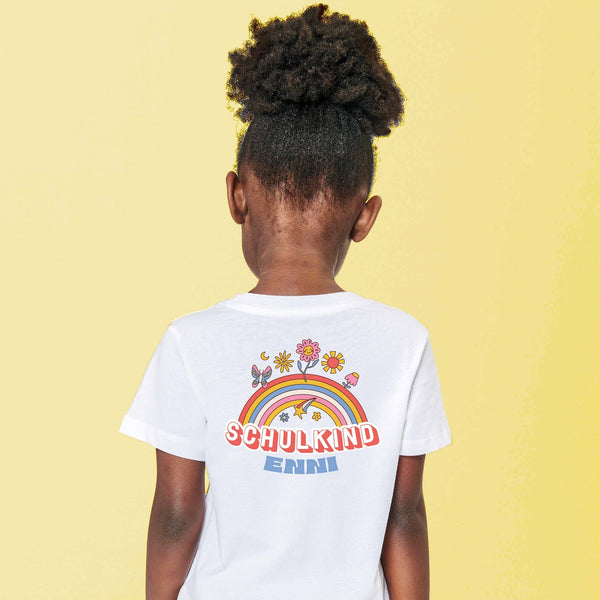 T-Shirt Groovy "Schulkind" mit Wunschname