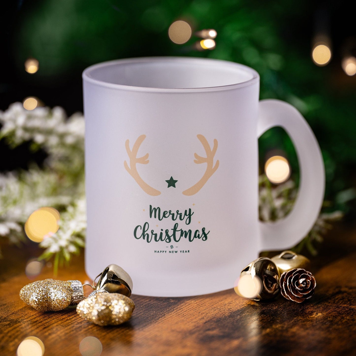 Glühwein Tasse "Merry Christmas and a happy new year"