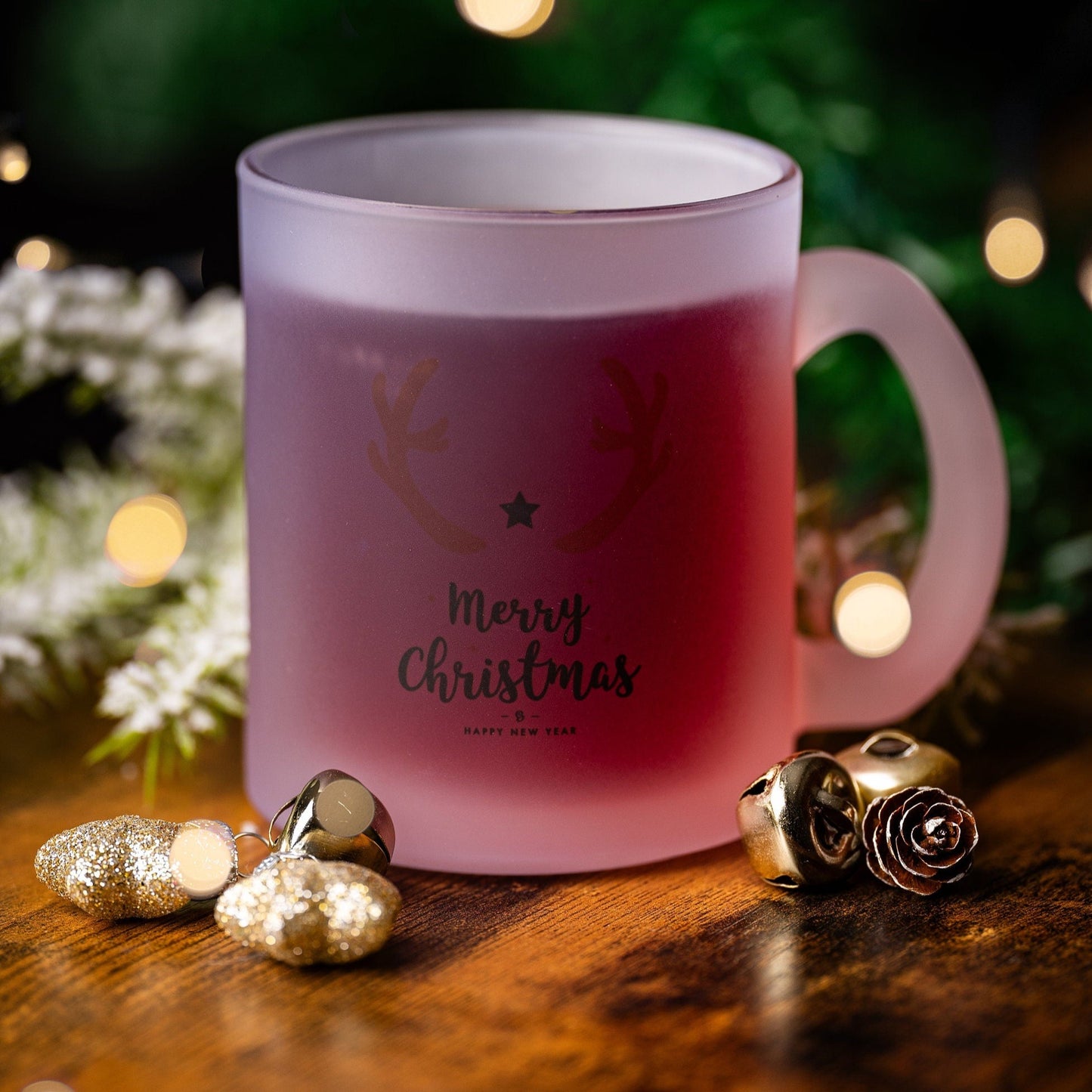 Glühwein Tasse "Merry Christmas and a happy new year"