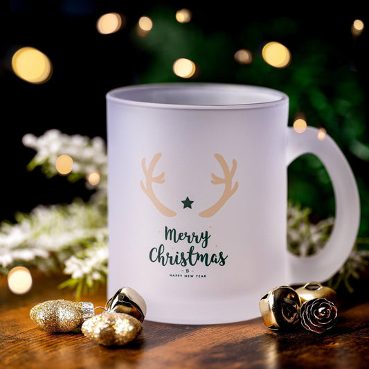 Glühwein Tasse "Merry Christmas and a happy new year"